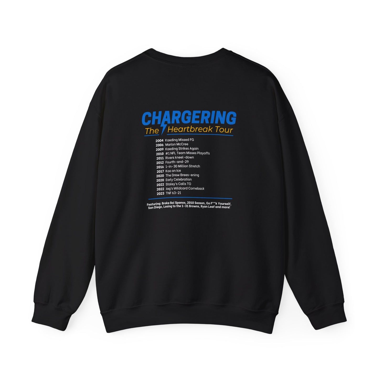 Chargering Heartbreak Tour Sweater