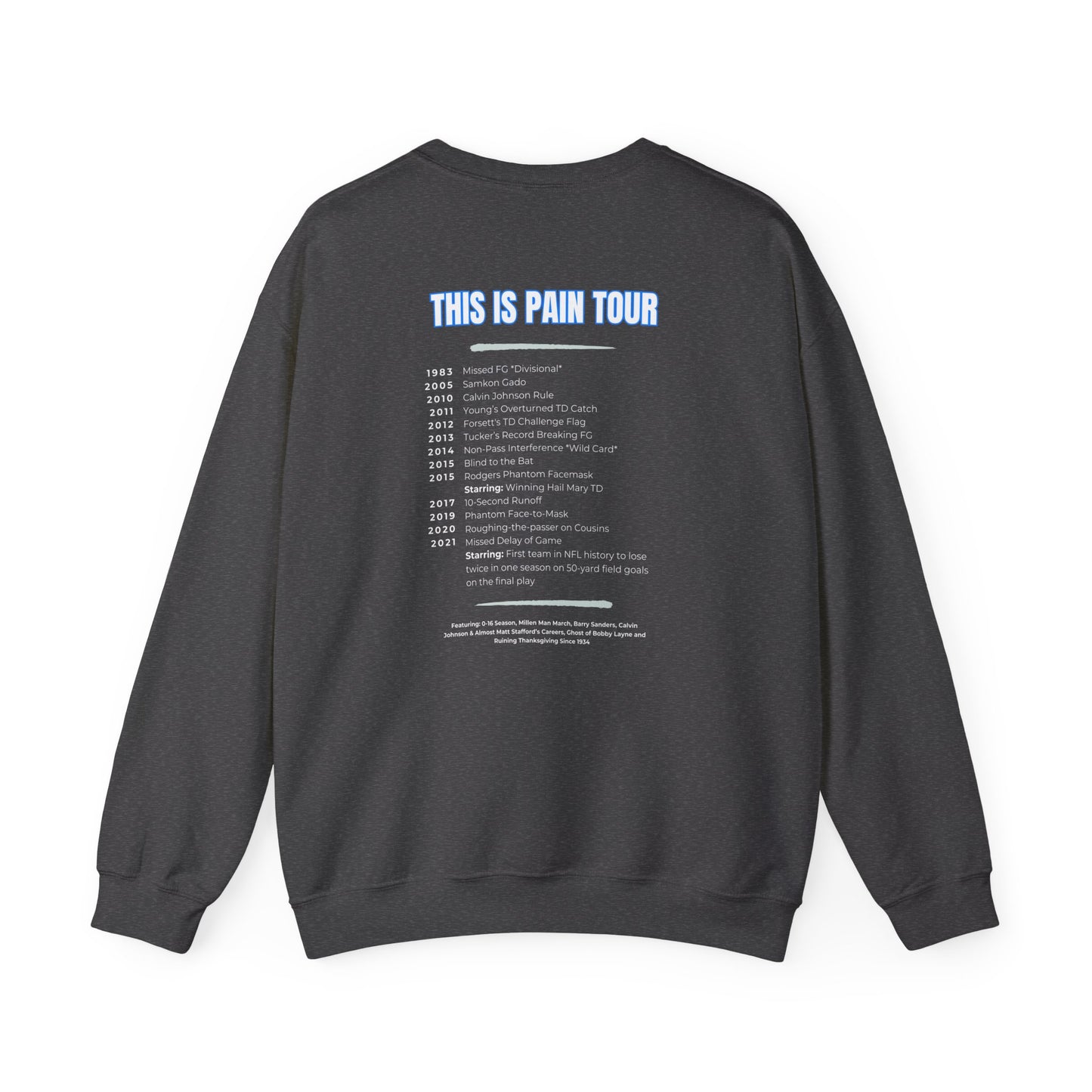 Detroit Pain Tour Sweater