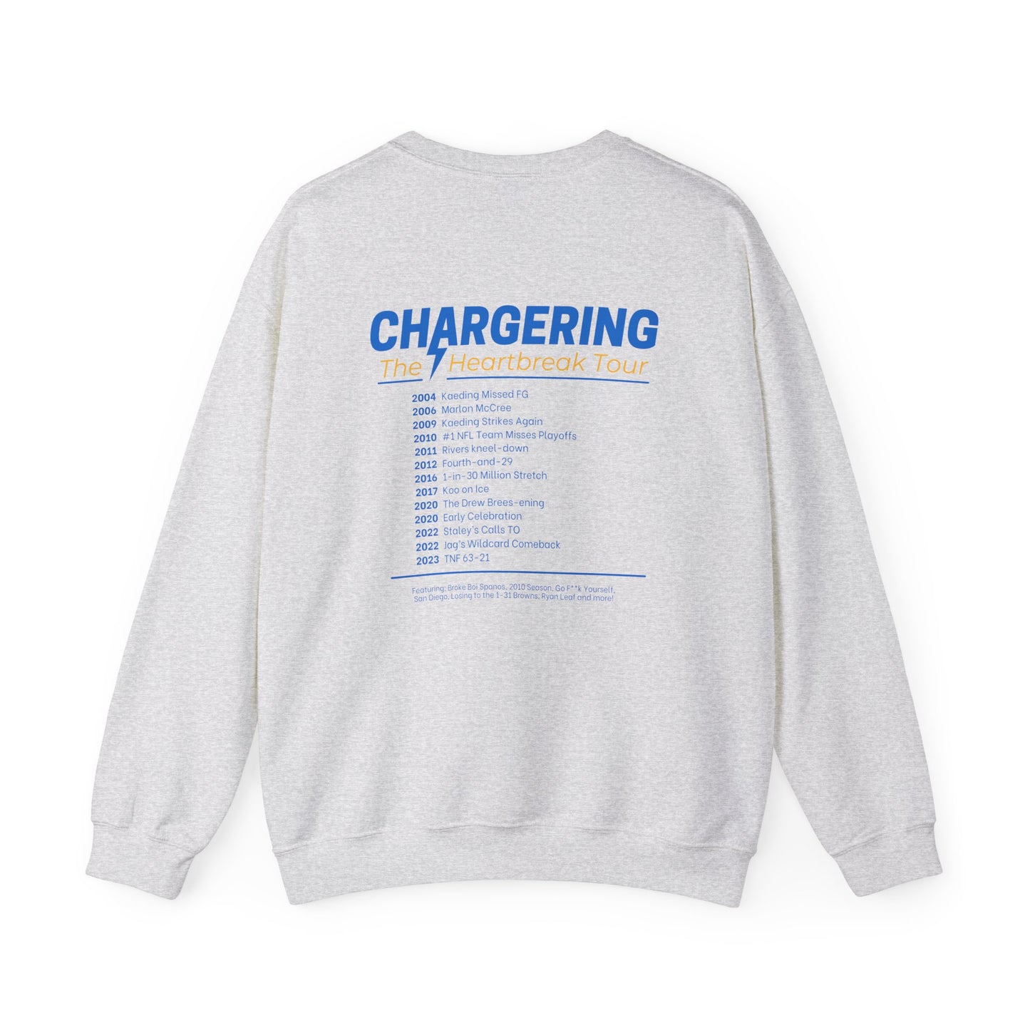 Chargering Heartbreak Tour Sweater