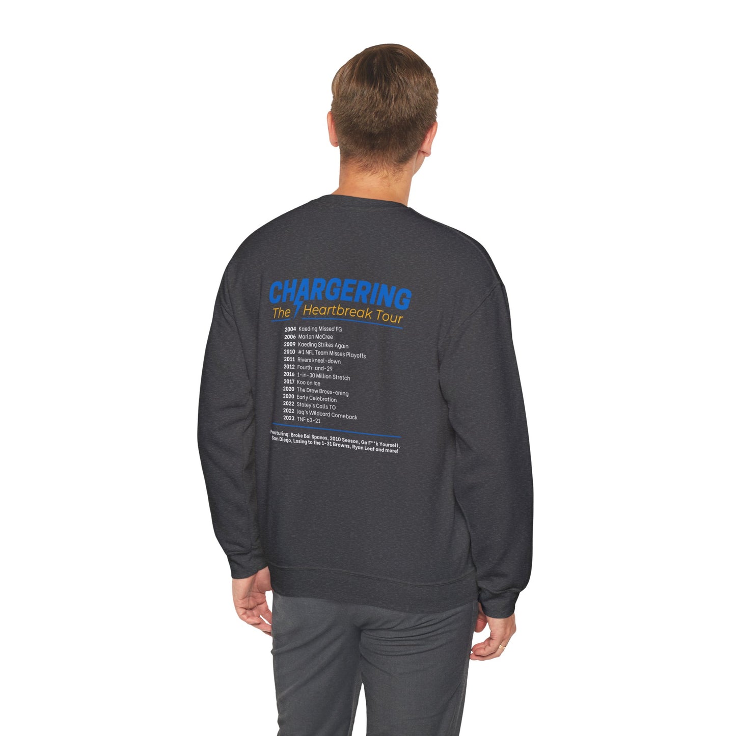 Chargering Heartbreak Tour Sweater