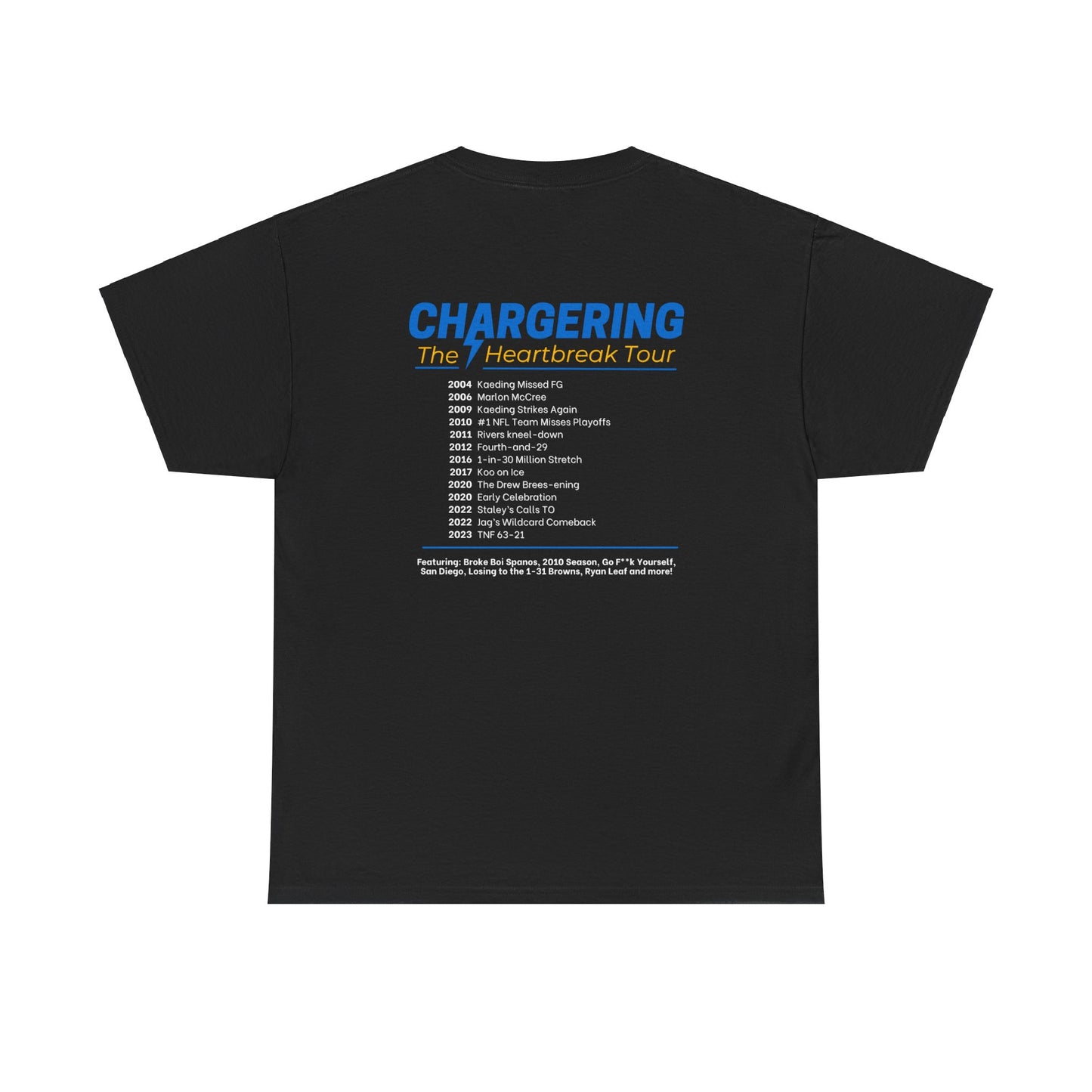 Chargering Heartbreak Tour Shirt